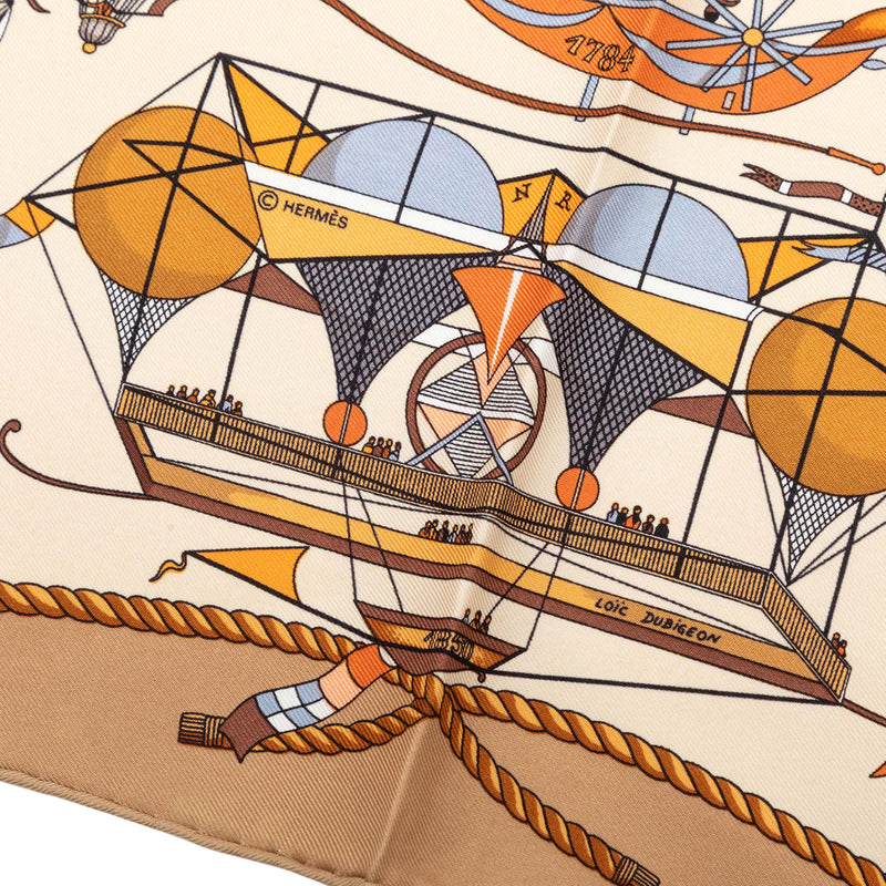 Les Folies du Ciel Silk Handkerchief - Image 6