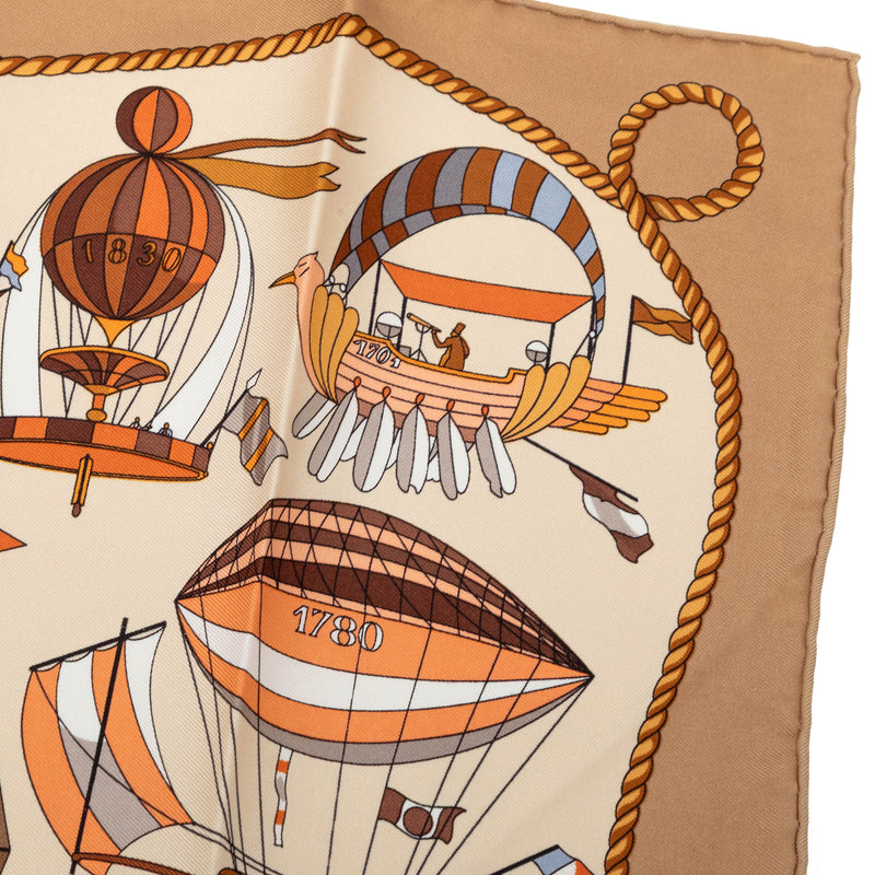 Les Folies du Ciel Silk Handkerchief - Image 7