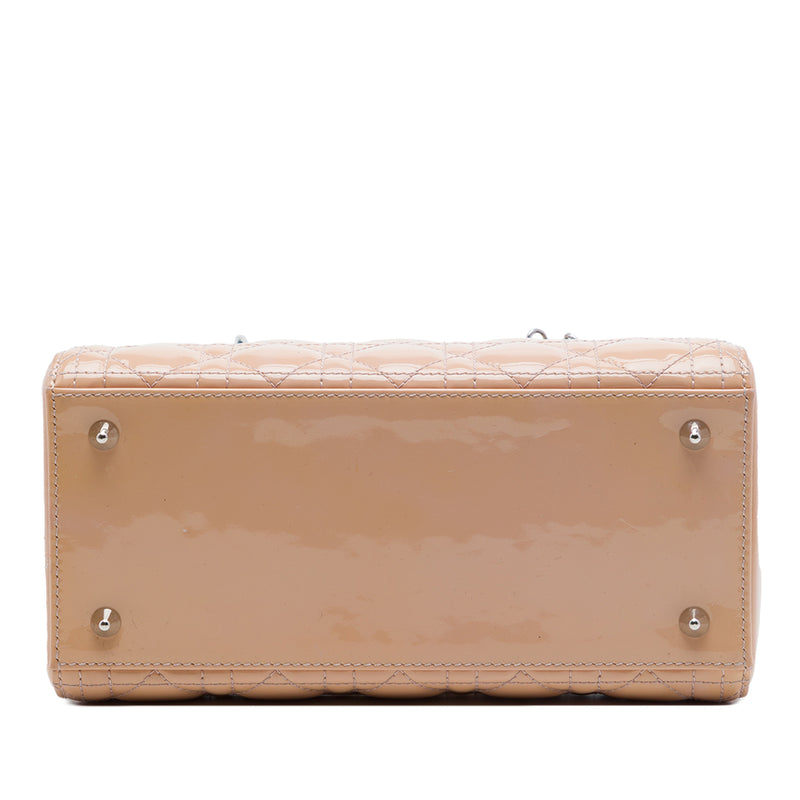 Medium Patent Cannage Lady Dior - Image 3