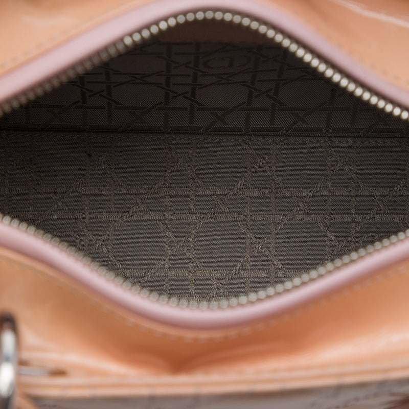 Medium Patent Cannage Lady Dior - Image 4