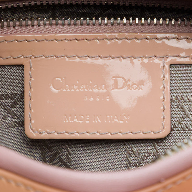 Medium Patent Cannage Lady Dior - Image 5