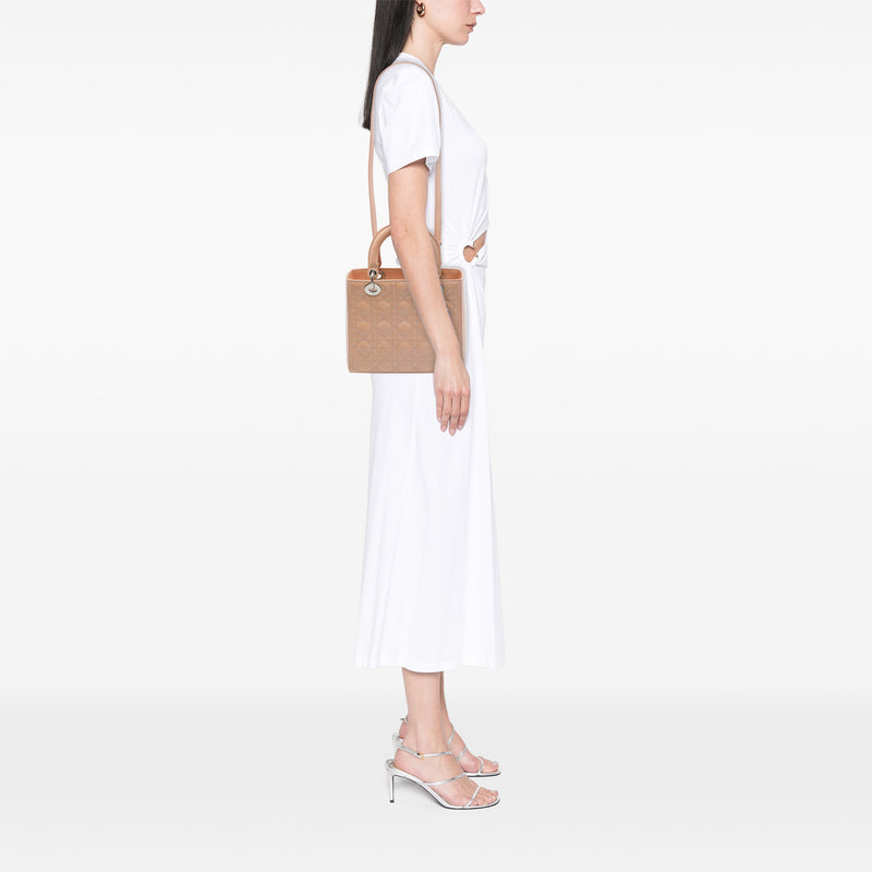 Medium Patent Cannage Lady Dior - Image 6