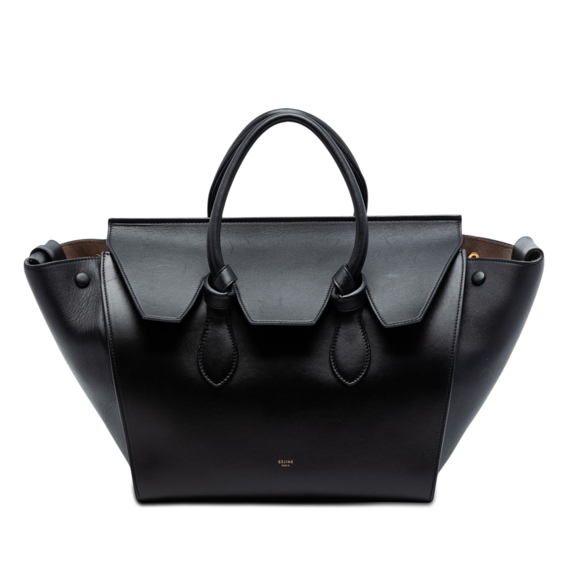 Medium Smooth Calfskin Tie Knot Tote - Image 1