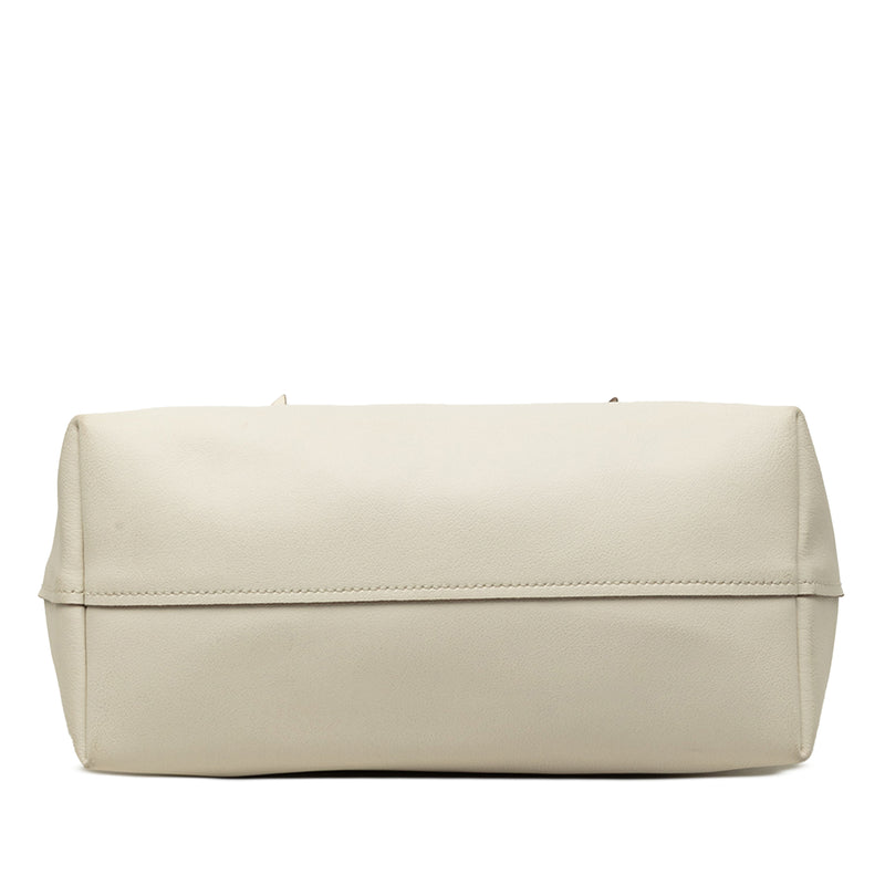 Leather Flower Tote - Image 3