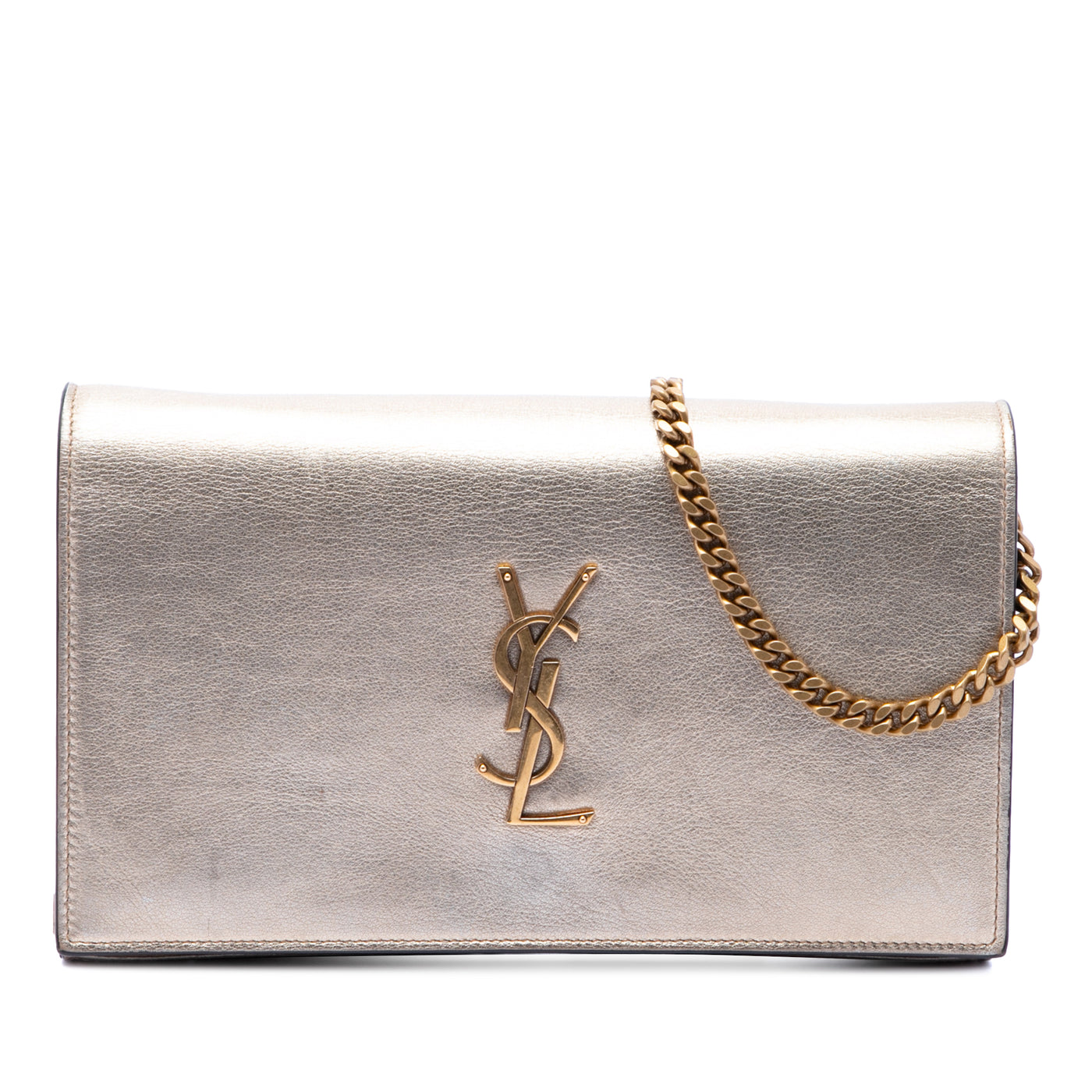 Medium Metallic Calfskin Monogram Kate Crossbody - Image 1