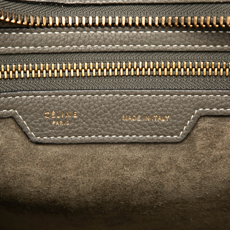 Micro Drummed Calfskin Luggage Tote - Image 5