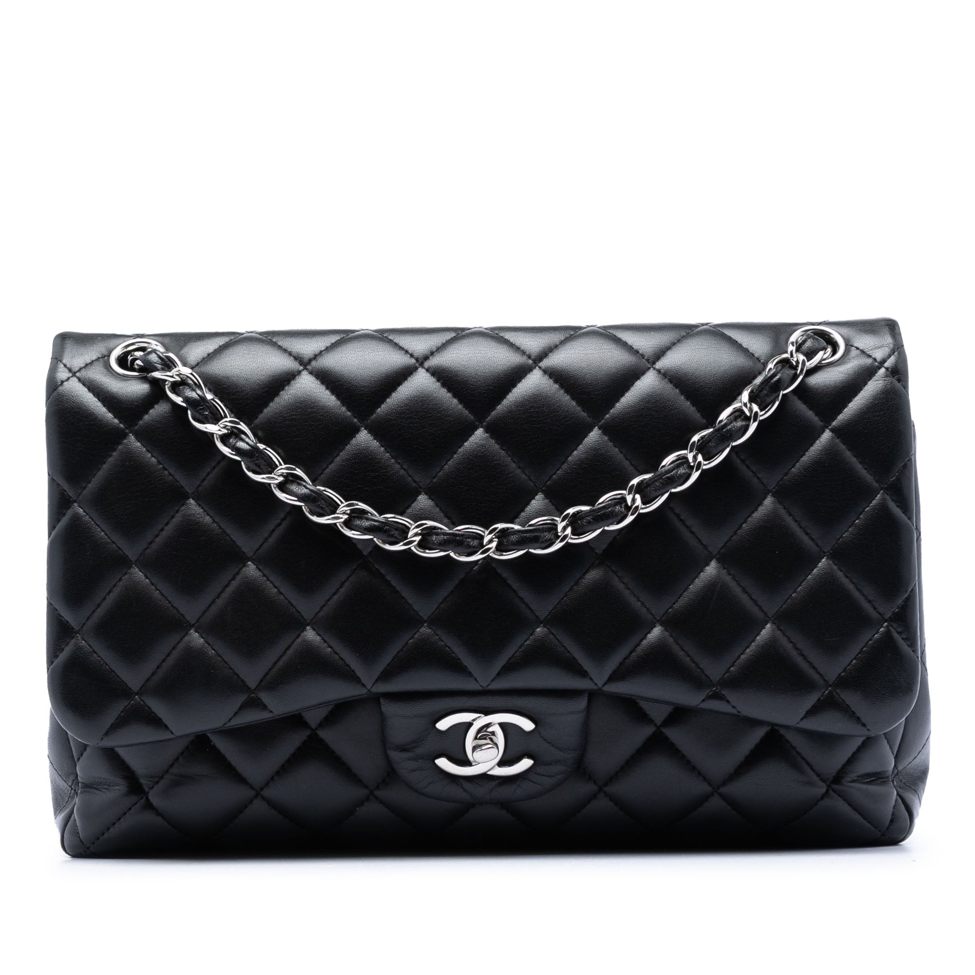 Jumbo Classic Lambskin Double Flap - Image 1