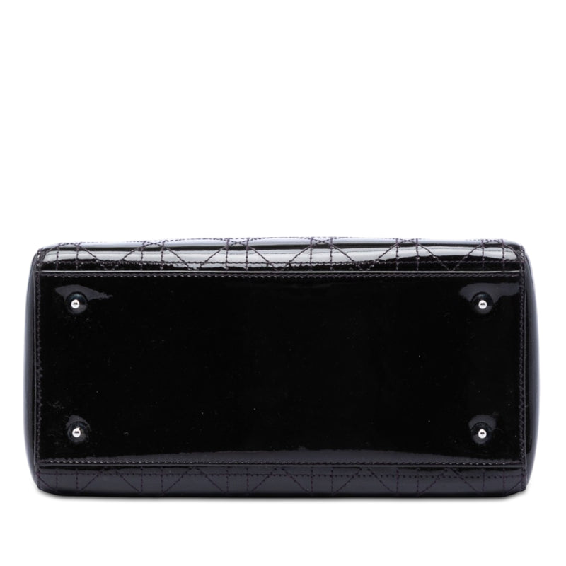 Medium Patent Cannage Stitched Lady Dior - Image 3