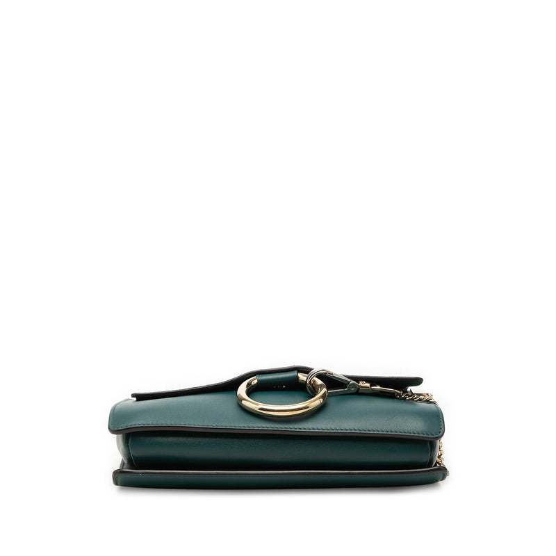 Small Suede and Calfskin Faye Crossbody - Image 3