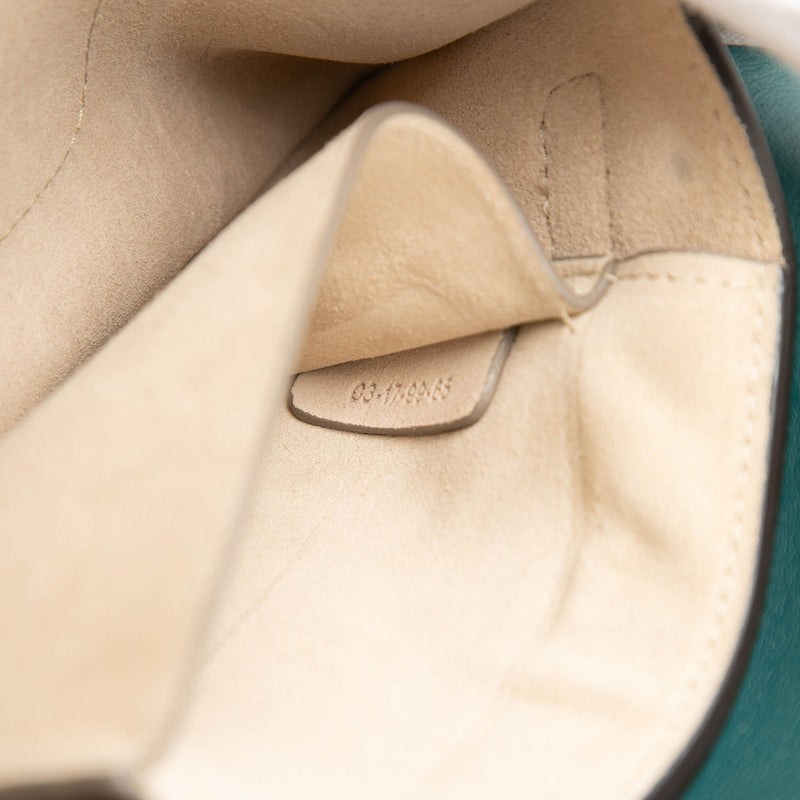 Small Suede and Calfskin Faye Crossbody - Image 6