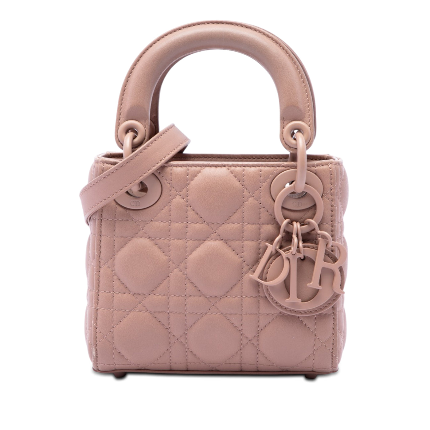 Micro Ultra Matte Calfskin Cannage Lady Dior - Image 1