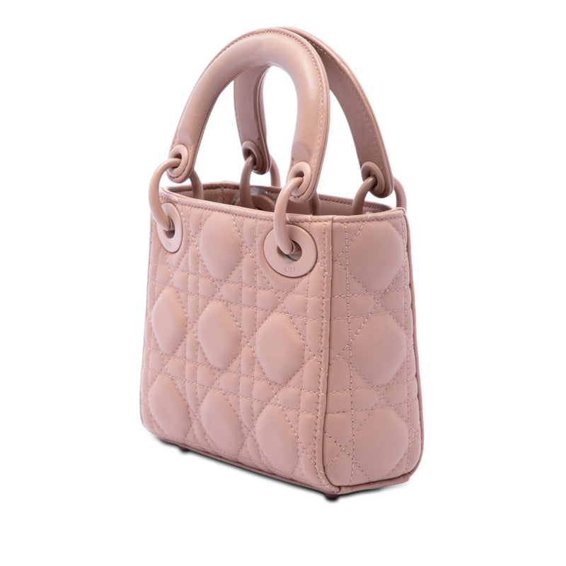 Micro Ultra Matte Calfskin Cannage Lady Dior - Image 2