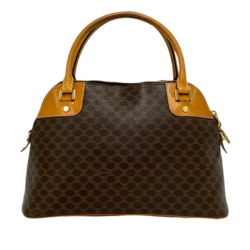 Macadam Coated Canvas Satchel - Image 2