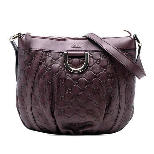 Metallic Guccissima Abbey D Ring Crossbody - Image 1