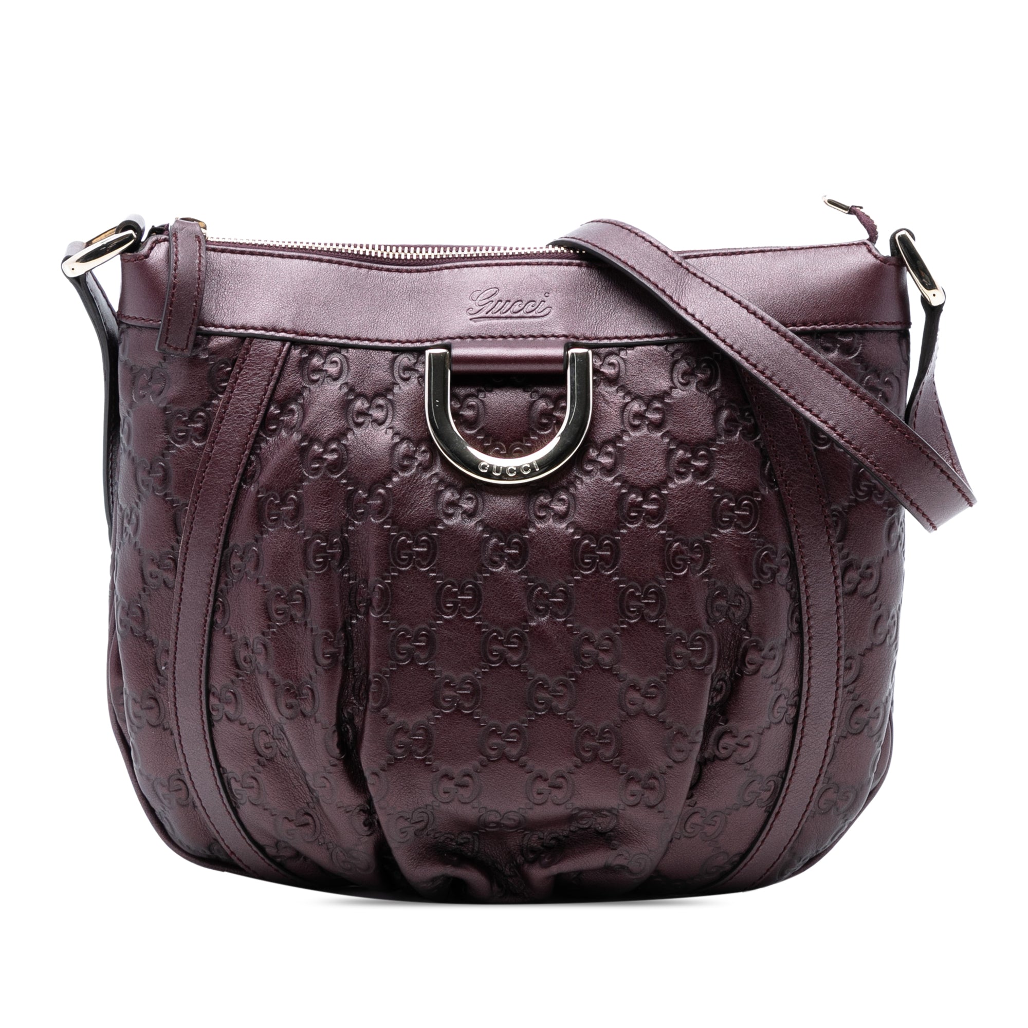 Metallic Guccissima Abbey D Ring Crossbody - Image 1