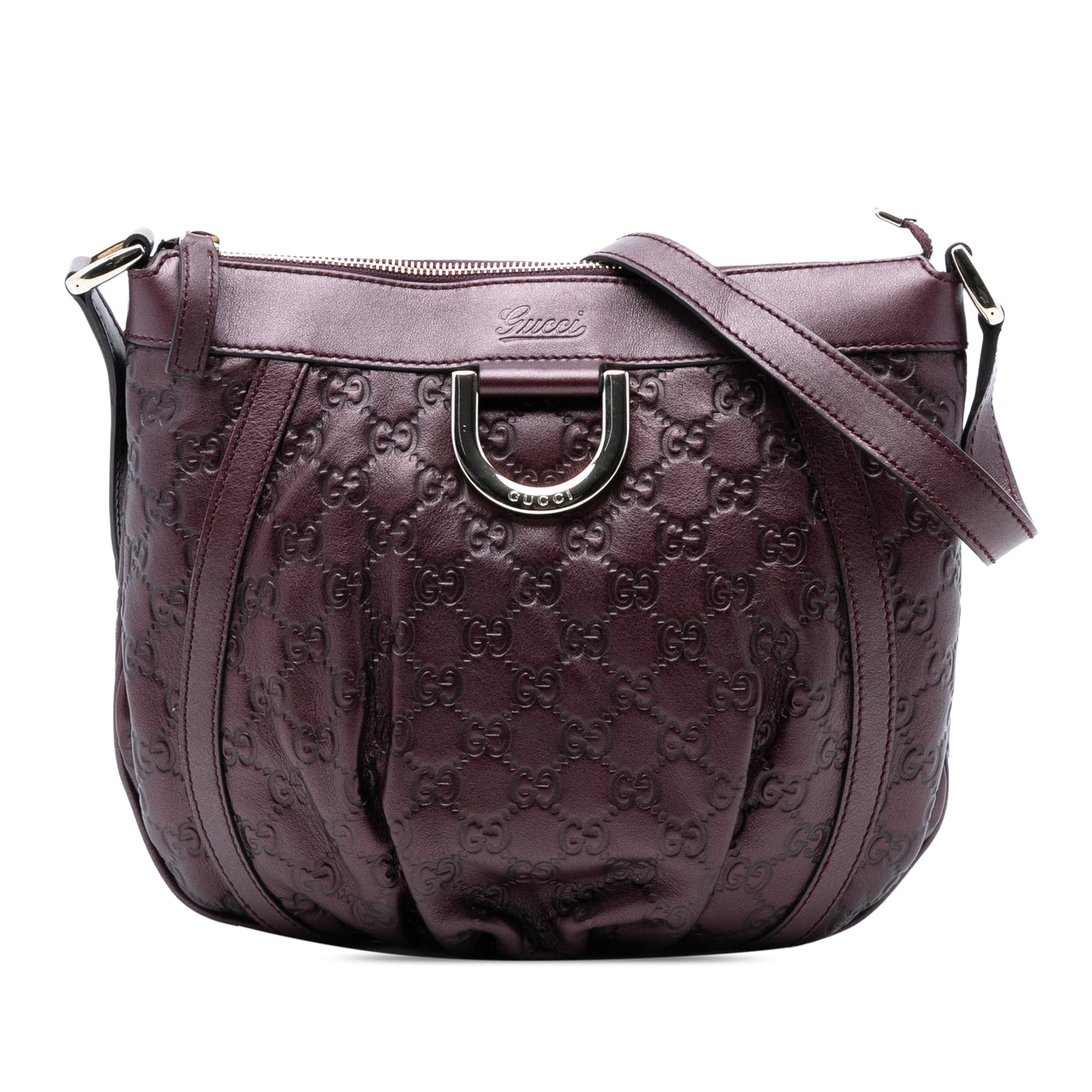 Metallic Guccissima Abbey D Ring Crossbody - Image 1