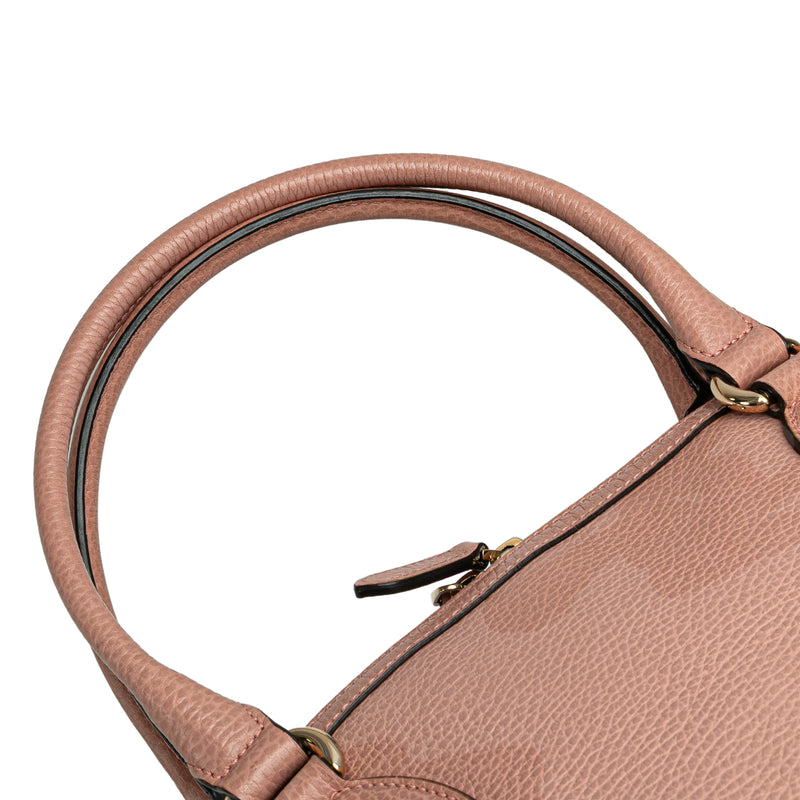 Medium Leather GG Charm Dome Satchel - Image 14