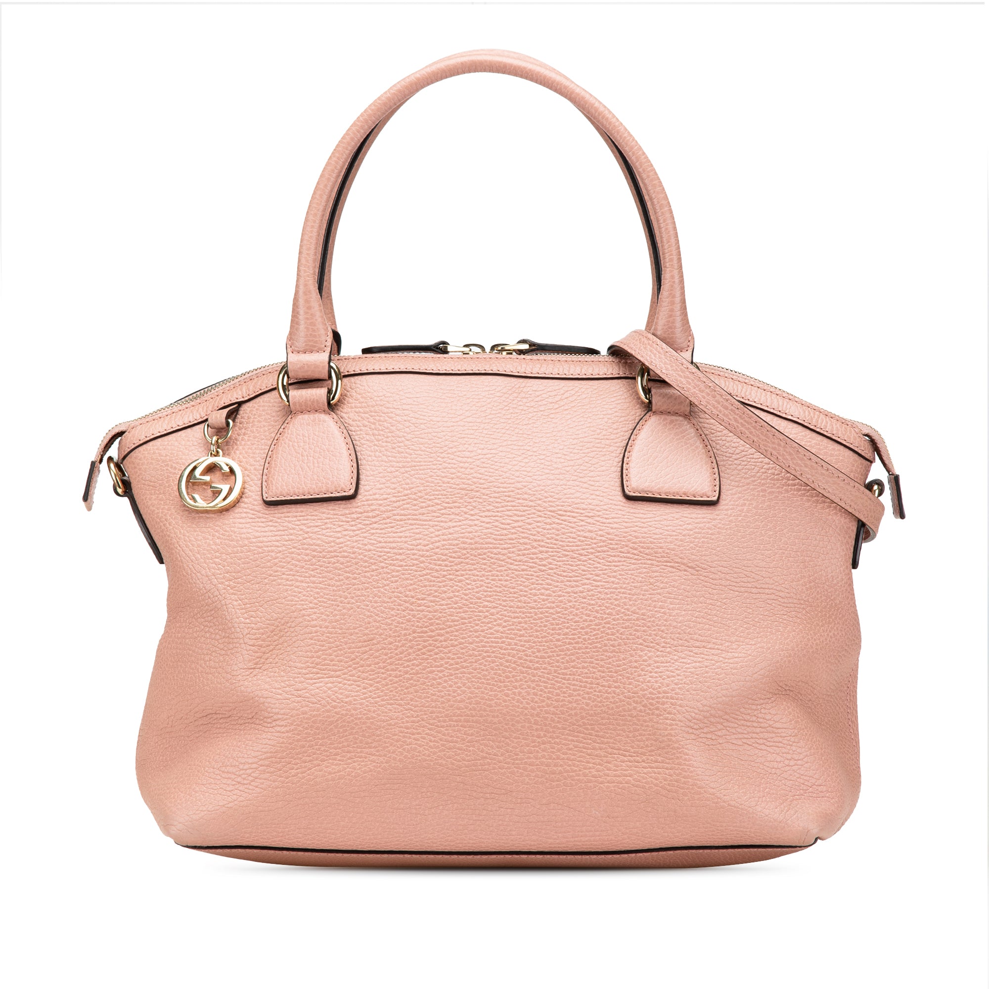 Medium Leather GG Charm Dome Satchel - Image 1