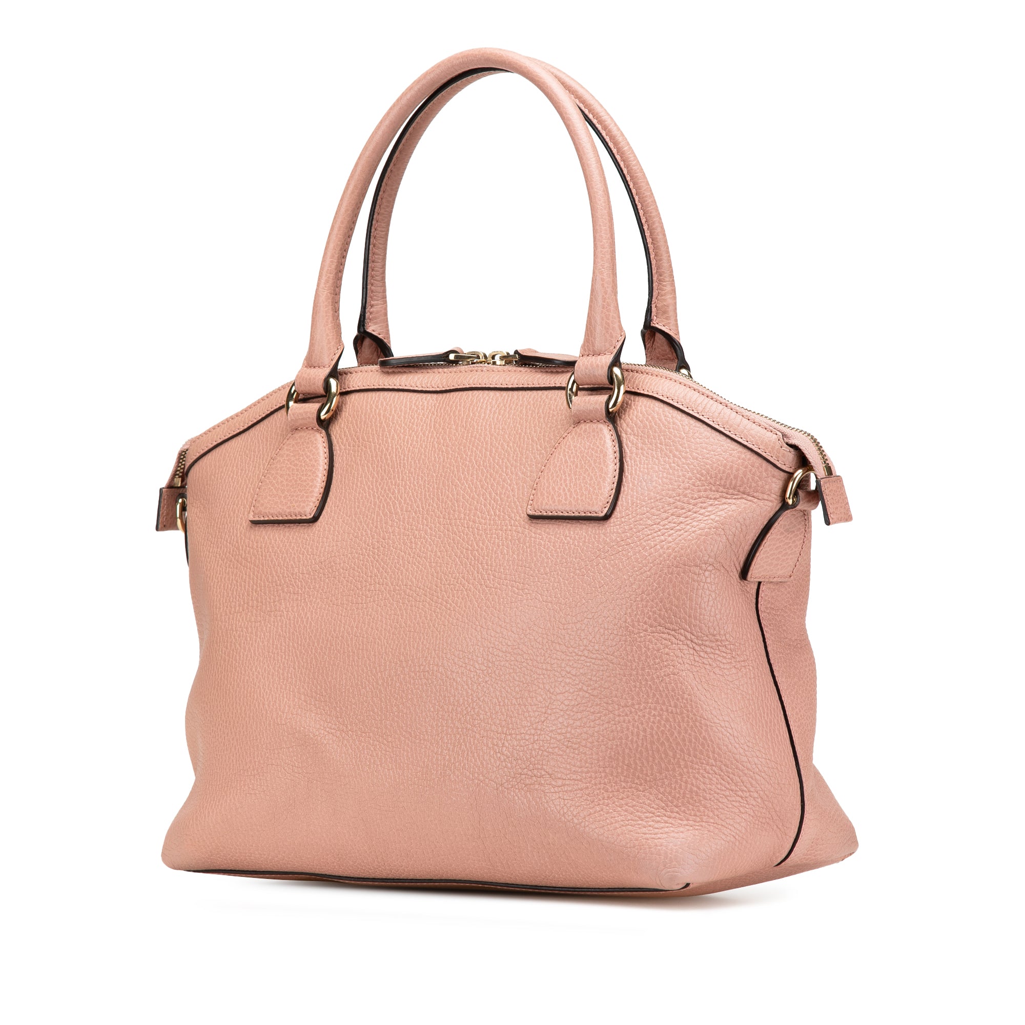 Medium Leather GG Charm Dome Satchel - Image 2