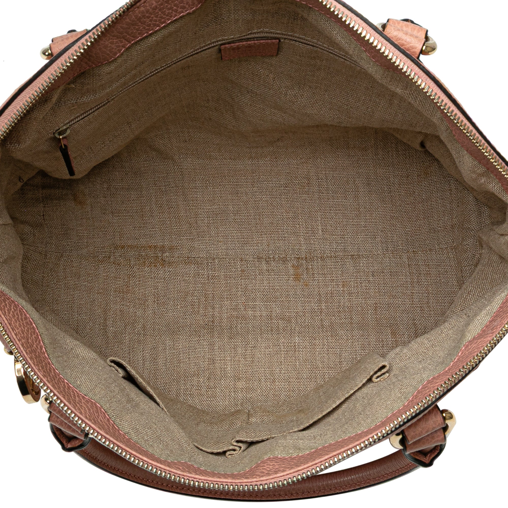 Medium Leather GG Charm Dome Satchel - Image 4