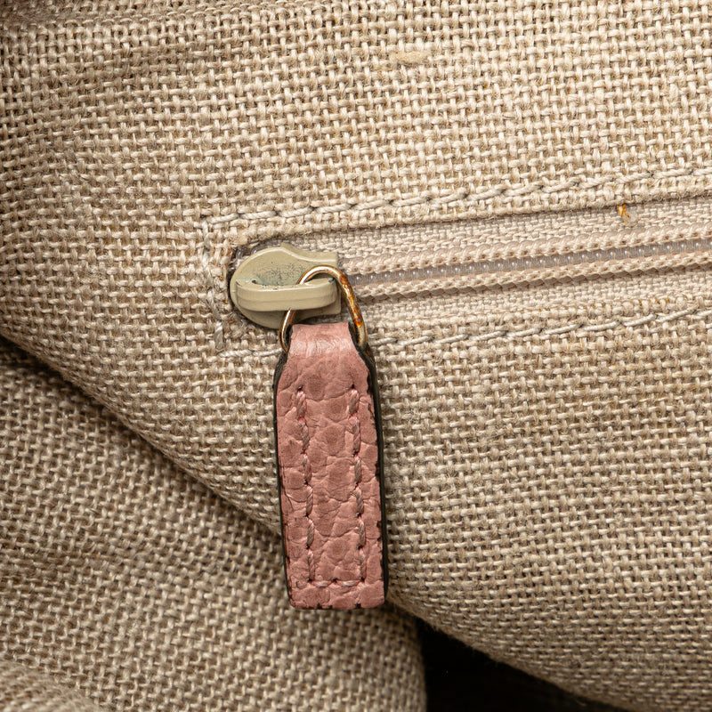 Medium Leather GG Charm Dome Satchel - Image 7