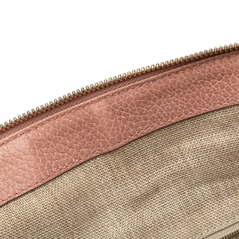 Medium Leather GG Charm Dome Satchel - Image 9