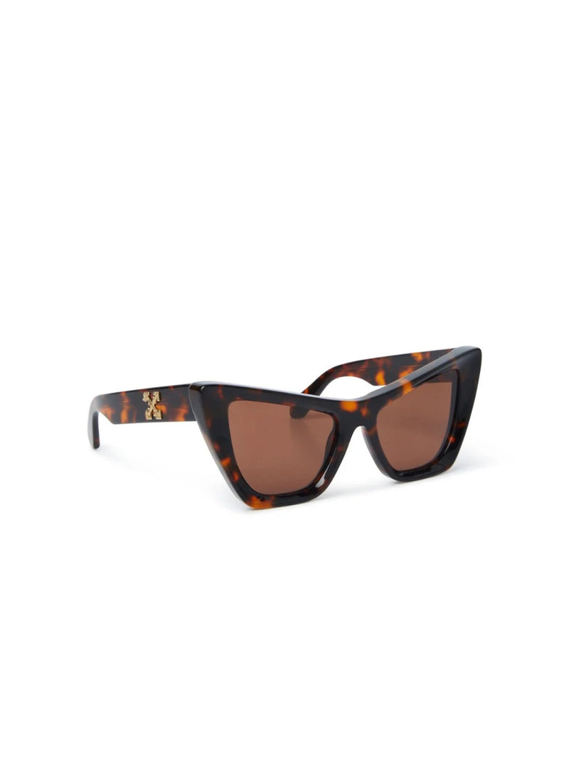 Off-White Oeri045f22pla0016064 Sunglasses — Brown Acetate