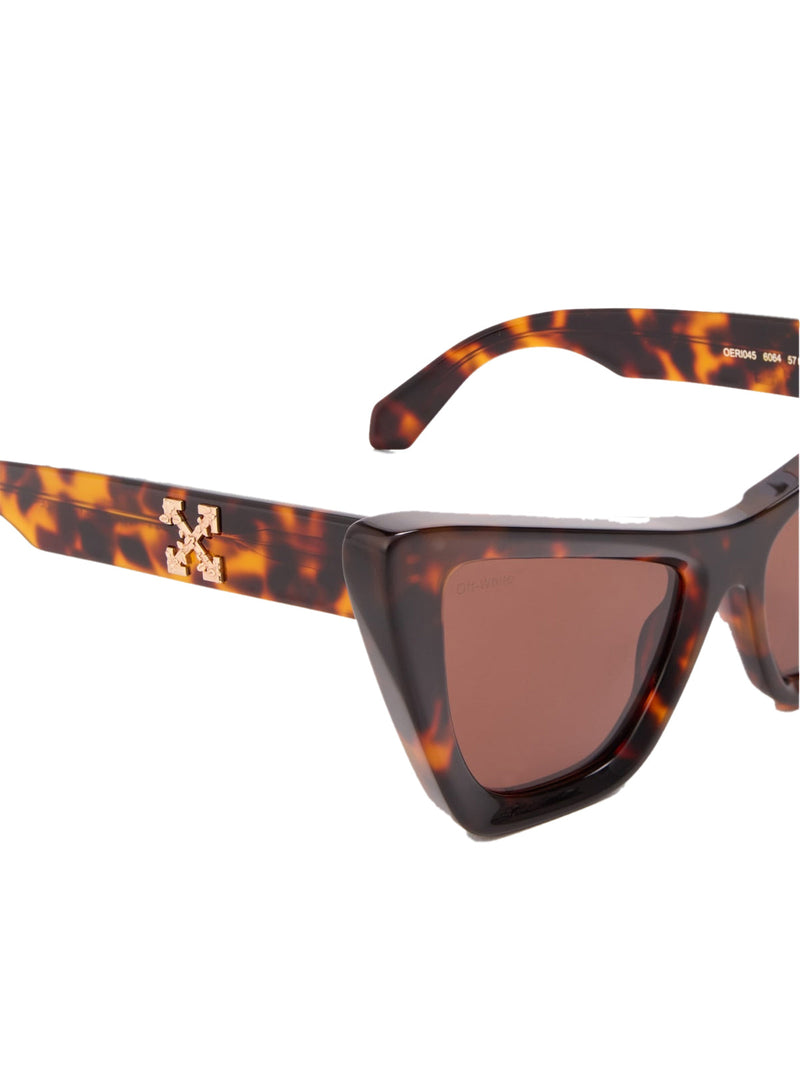 Off-White Oeri045f22pla0016064 Sunglasses — Brown Acetate