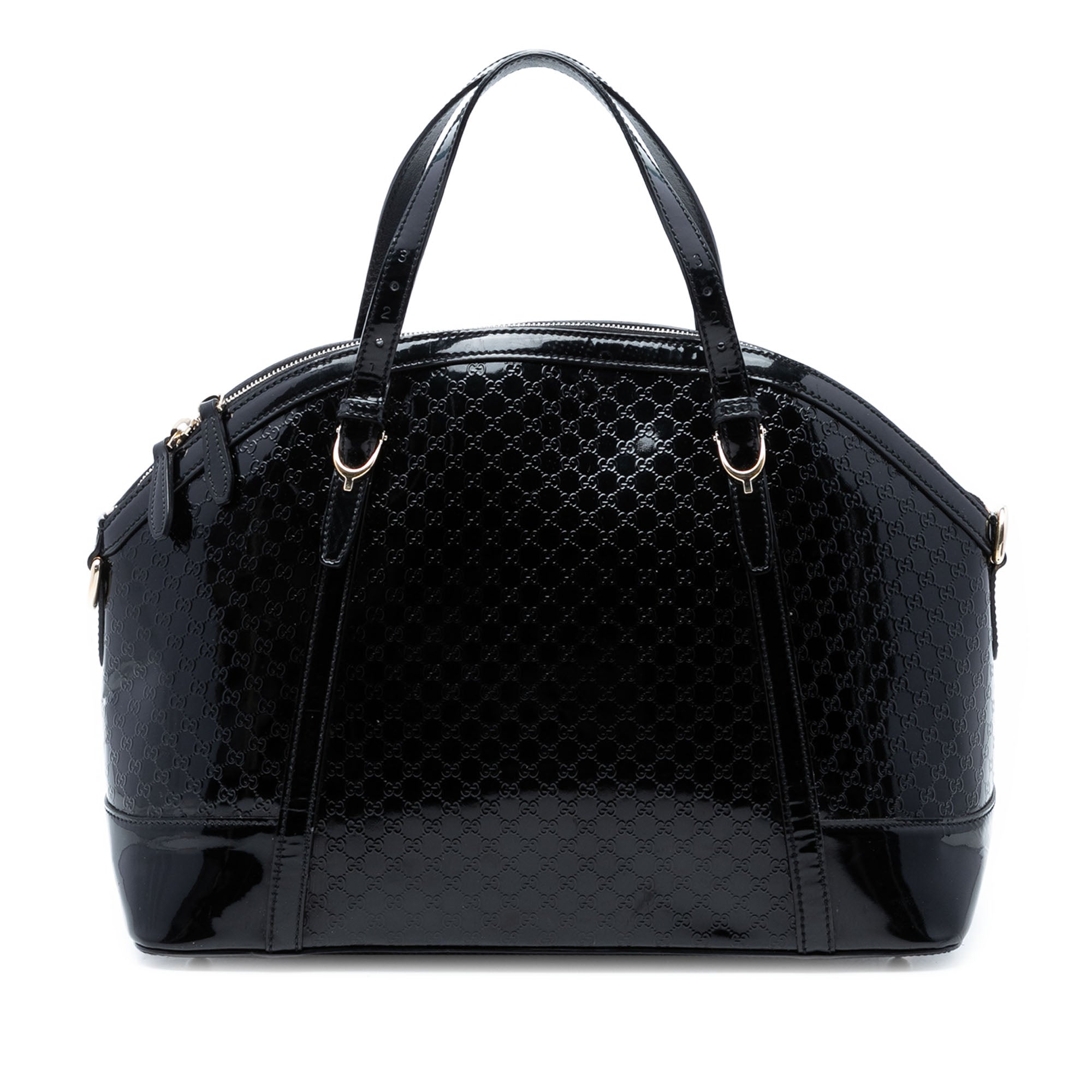 Large Microguccissima Patent Nice Dome Satchel - Image 1
