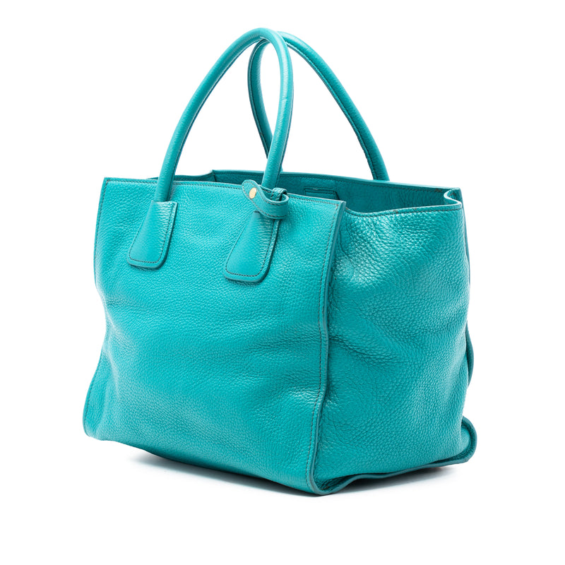 Vitello Daino Front Pocket Open Convertible Tote - Image 2
