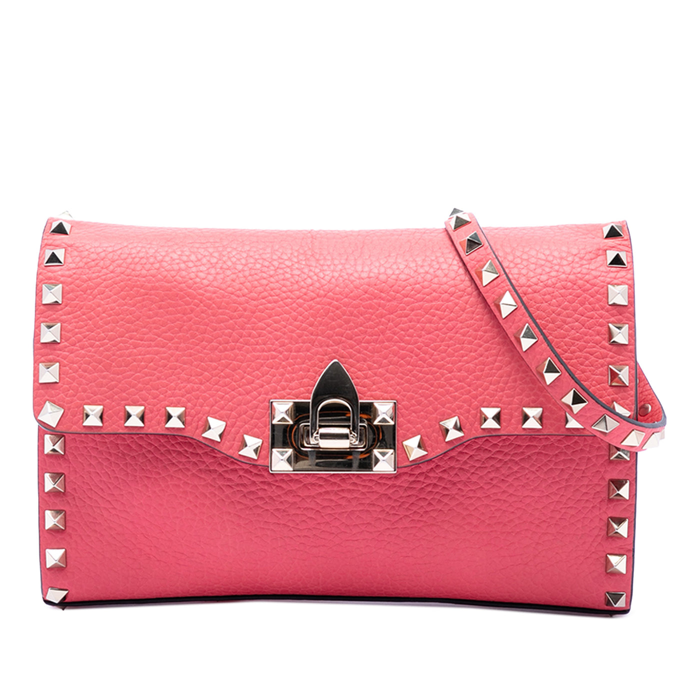 Small Leather Rockstud Flap Crossbody - Image 1