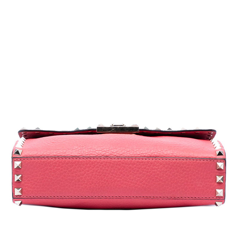Small Leather Rockstud Flap Crossbody - Image 3