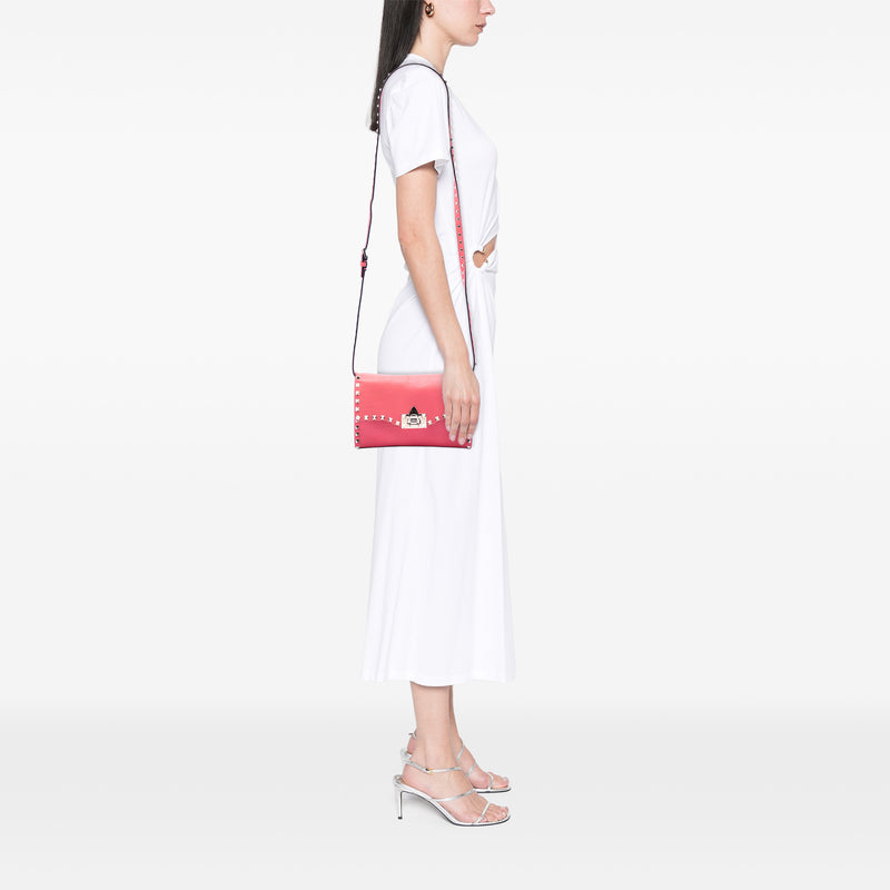 Small Leather Rockstud Flap Crossbody - Image 6