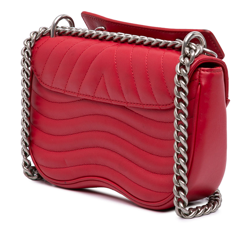 Limited Edition Calfskin Embellished New Wave Love Lock Chain Bag PM - Image 2