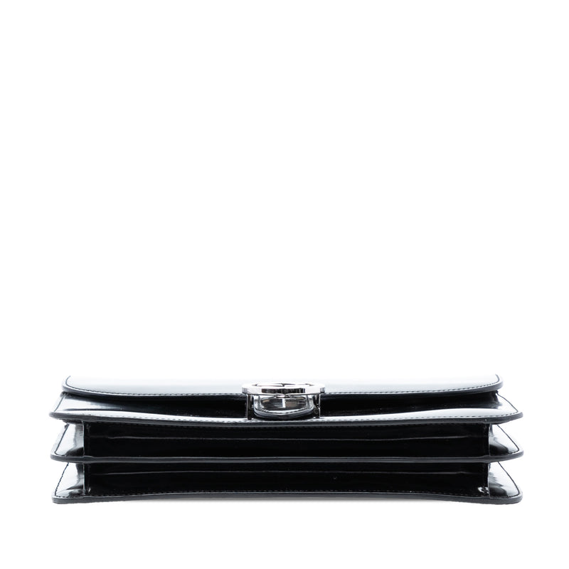 Medium Polished Calfskin Dollar Interlocking G Crossbody - Image 3