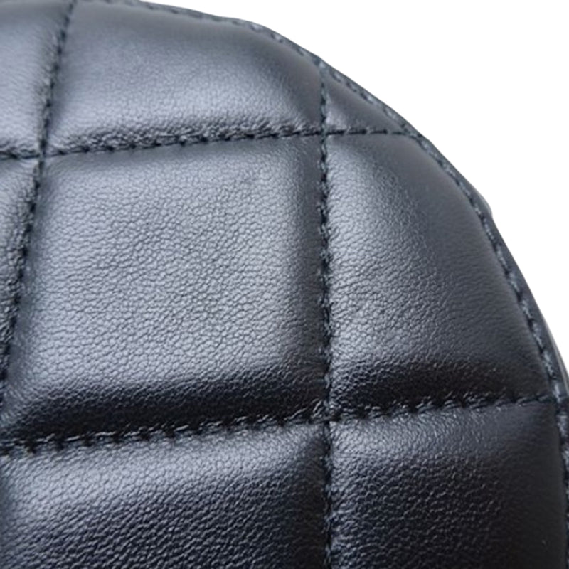 Small Quilted Lambskin Side Note Vanity Case - Image 9
