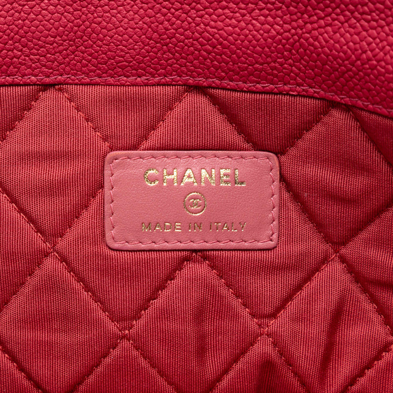 Paris Cuba Quilted Caviar Thread Around Envelope Clutch - Image 5