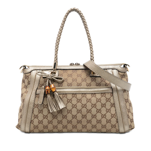 GG Canvas Bella Satchel - Image 1