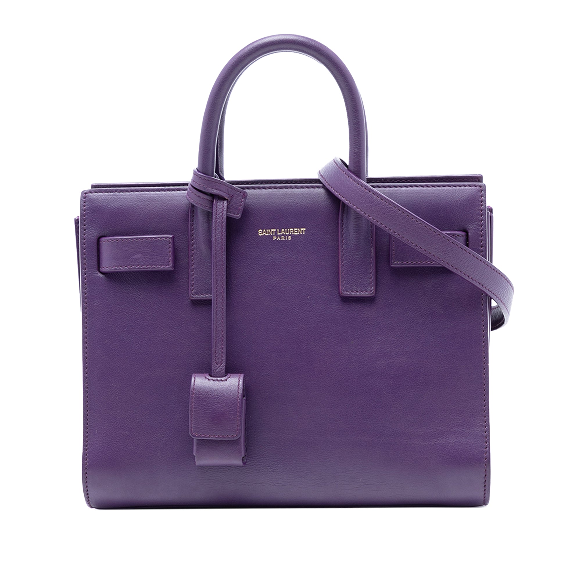 Nano Leather Sac de Jour Satchel - Image 1
