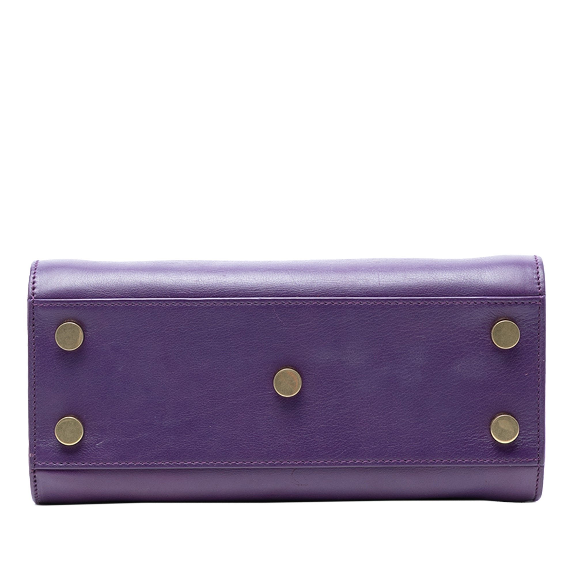 Nano Leather Sac de Jour Satchel - Image 3