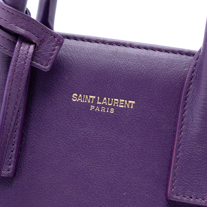 Nano Leather Sac de Jour Satchel - Image 5