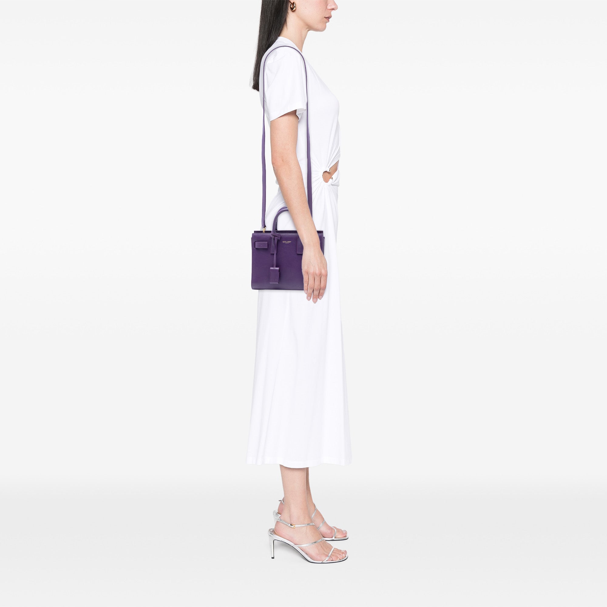Nano Leather Sac de Jour Satchel - Image 7
