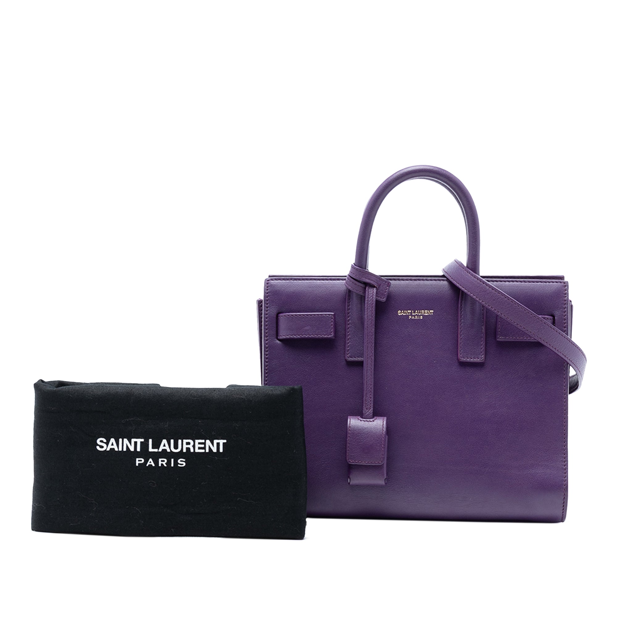Nano Leather Sac de Jour Satchel - Image 8