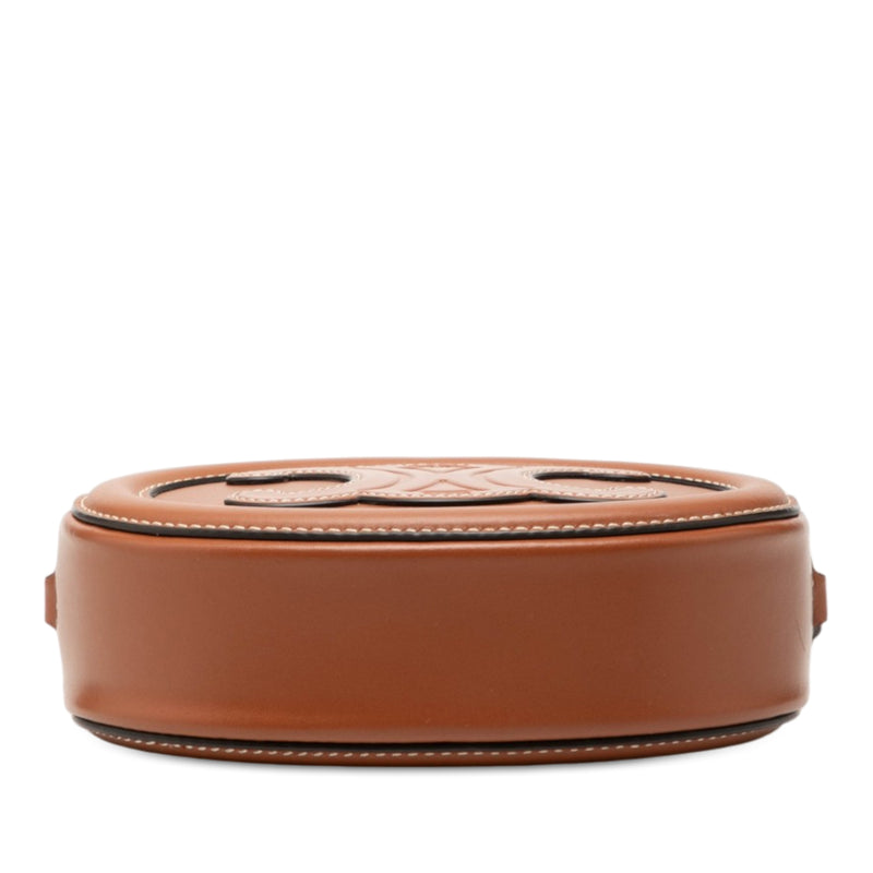 Small Calfskin Cuir Triomphe Oval Crossbody - Image 3