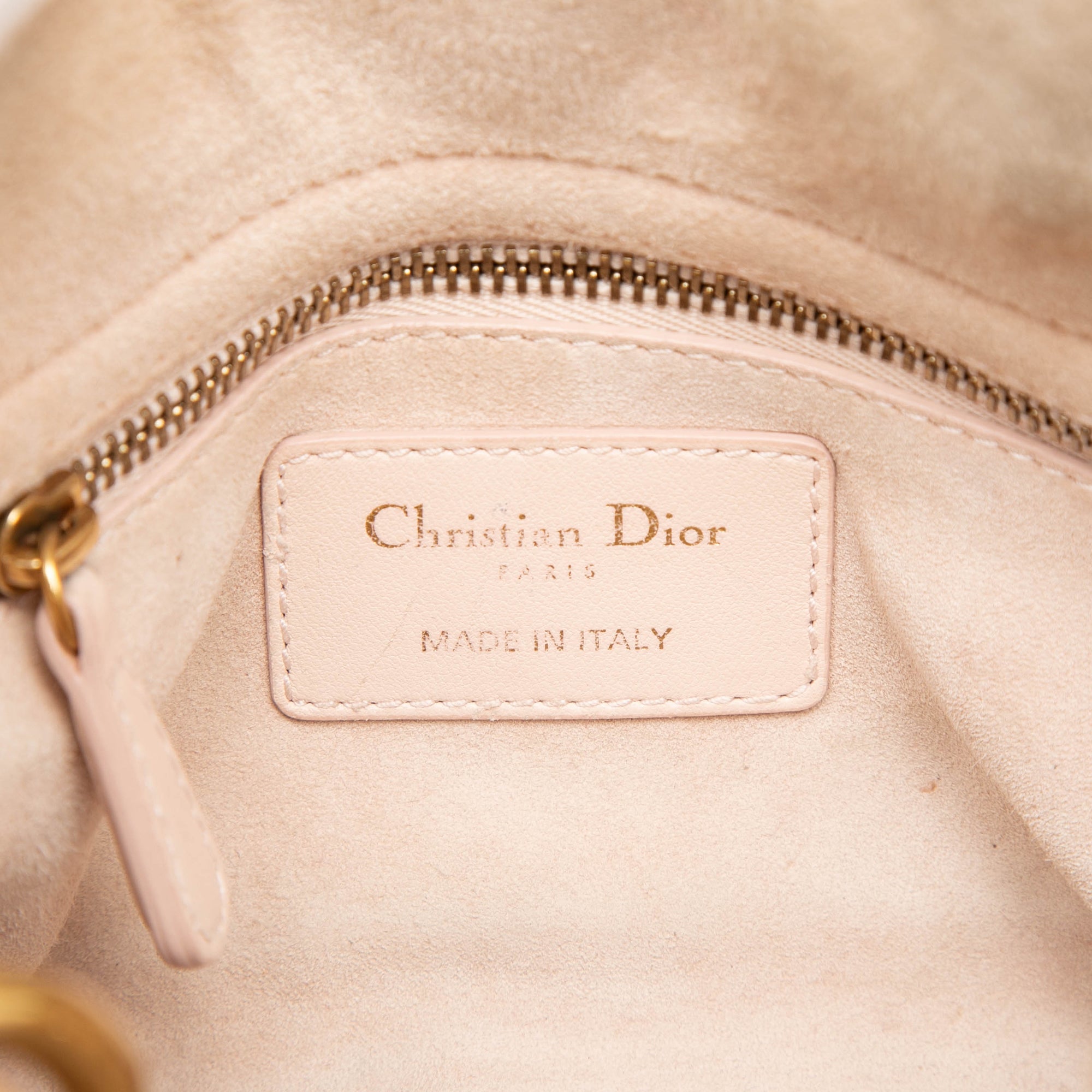 Mini Lambskin Cannage Studded Supple Lady Dior - Image 5