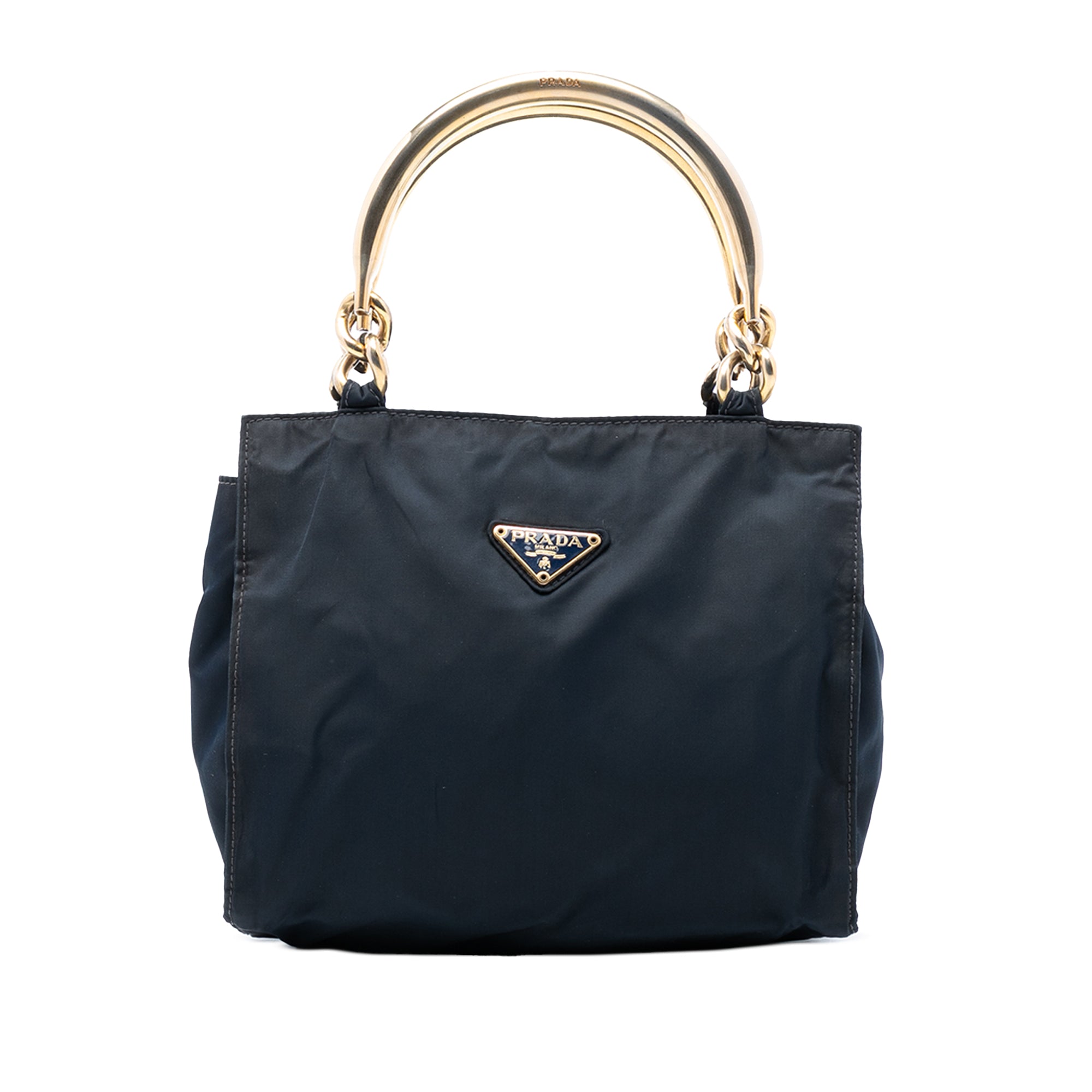 Tessuto Metal Handle Bag - Image 1