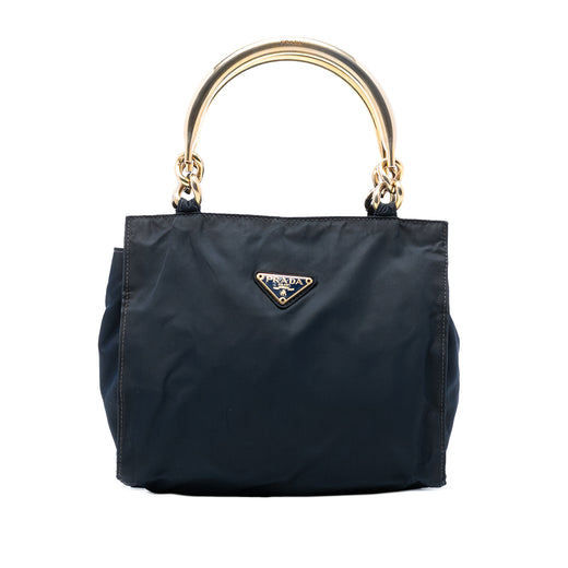 Tessuto Metal Handle Bag - Image 1