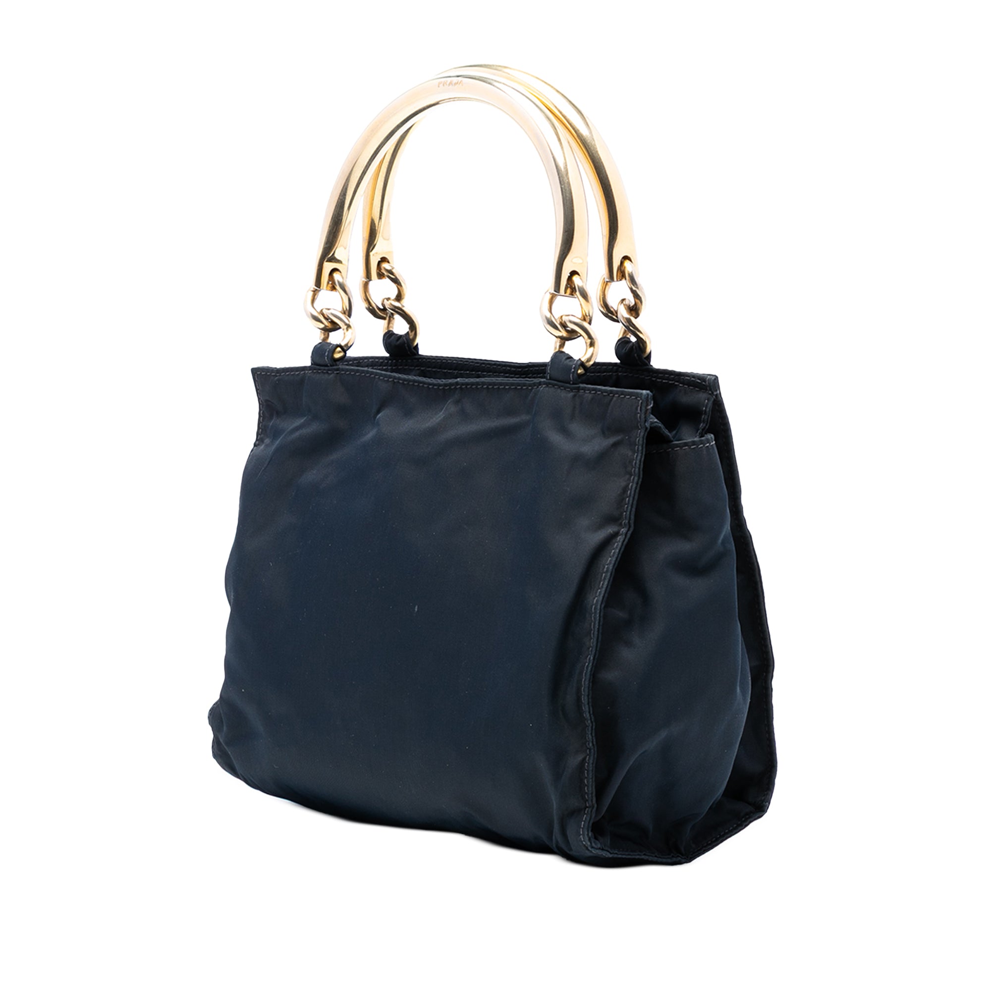 Tessuto Metal Handle Bag - Image 2
