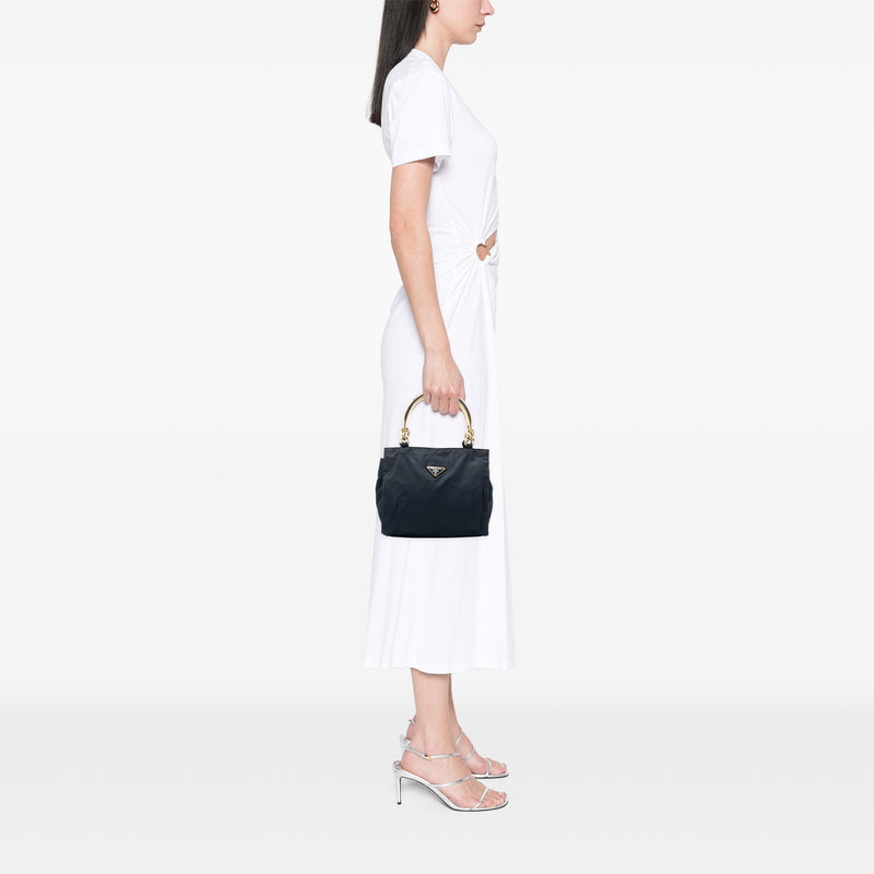 Tessuto Metal Handle Bag - Image 6