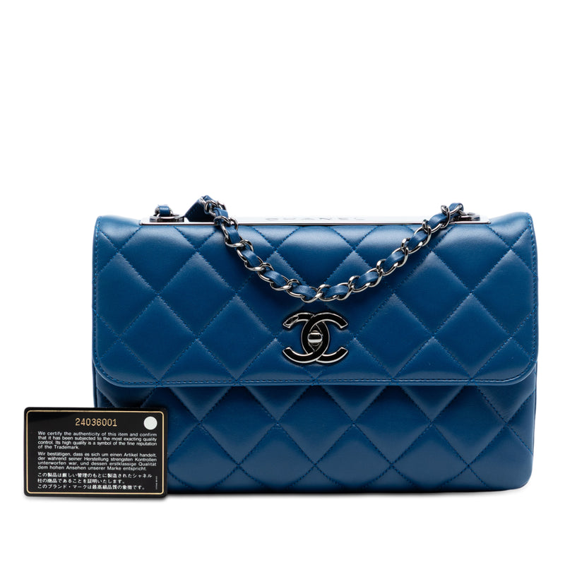 Medium Quilted Lambskin Trendy CC Flap - Image 8
